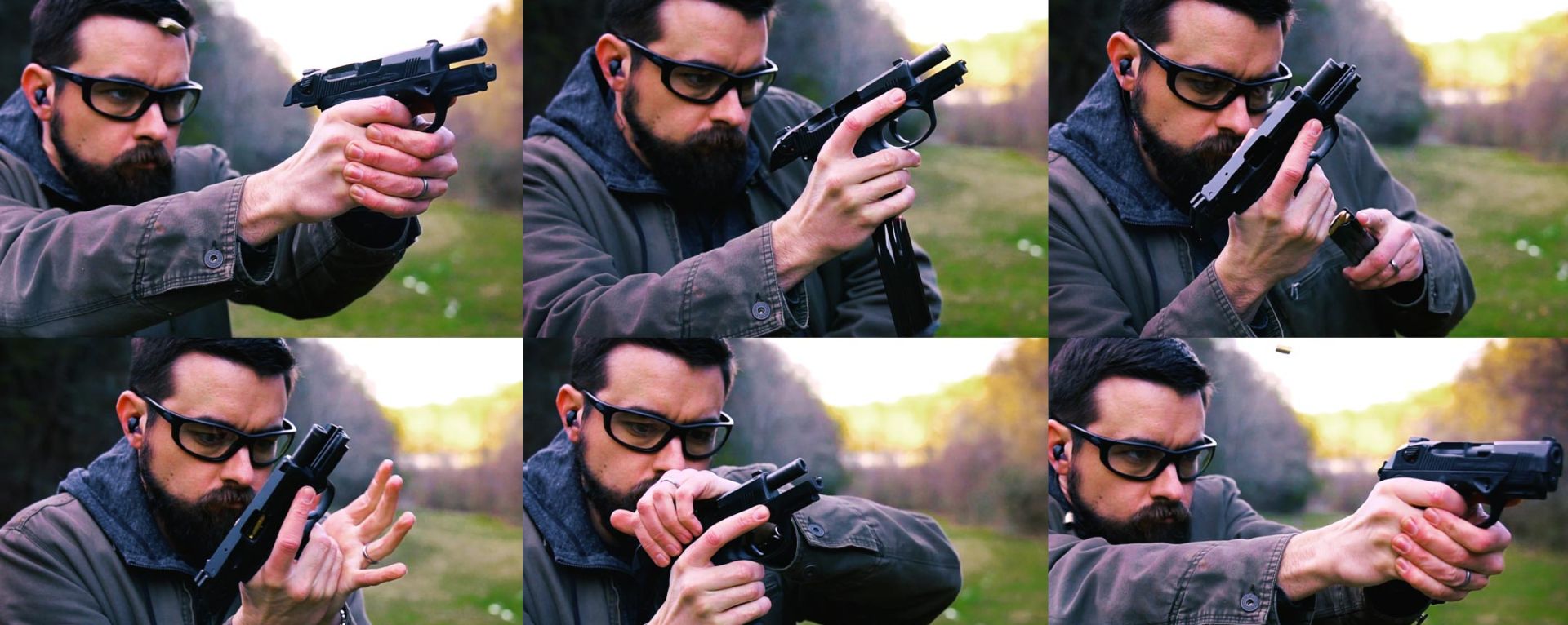 Reloading a gun
