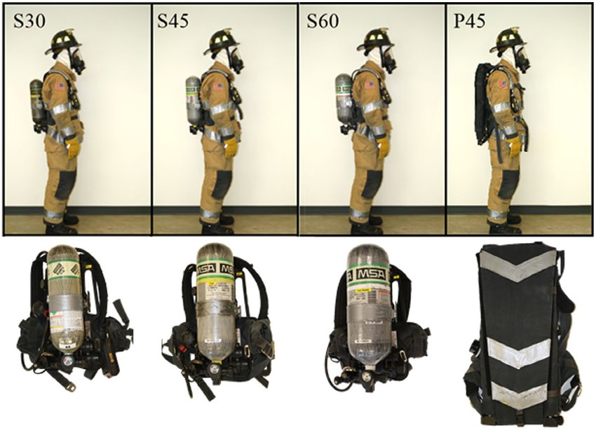SCBA'nın fotoğrafları SCBA Solunum Cihazları