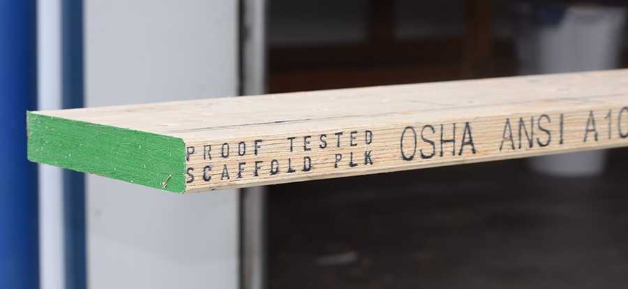 OSHA Wood Planks