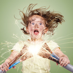 Girl electricuted